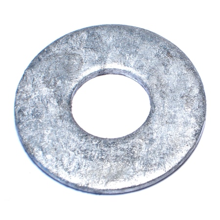 Midwest Fastener Flat Washer, For Screw Size 7/8" , Steel Galvanized Finish, 165 PK 09661